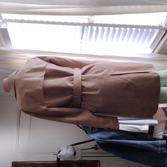 Inès de la Fressange,uni qlo ,camel trench coat , M - Picture 4 of 16